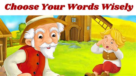 choose your words wisely story.